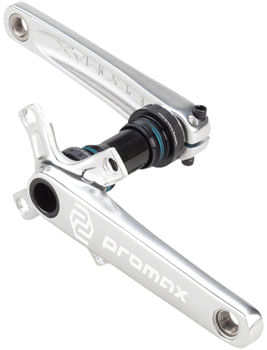 Promax CF-2 Crankset - 170mm, 24mm Spindle, 2-Piece, 68mm English BB Included, Silver