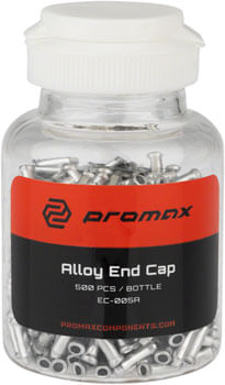 Promax Alloy Cable End Crimps - Alloy, Bottle/500