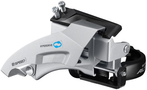 Shimano Altus FD-M315-TS Front Derailleur - 7/8 Speed, Top Swing, Dual-Pull