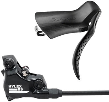 TRP Hylex RS Disc Brake and Lever - Front, Hydraulic, Flat Mount, Black
