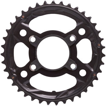 Shimano Tiagra FC-4703 10-Speed Chainring - 39t, Asymmetric 110/74 BCD, Black, with Nut and Holder