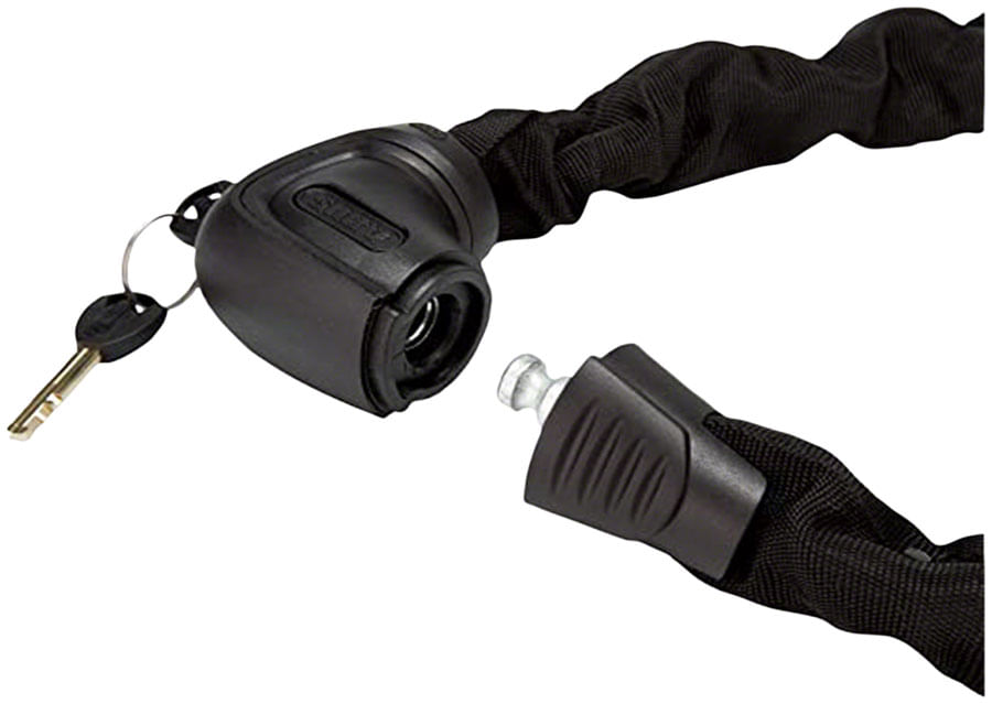 Abus 9809K/85 Steel-O-Chain Key Lock - Black | FastStore PDP
