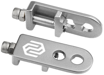 Promax C-1 Chain Tensioner - 2-hole, Fits 3/8"/10mm Axles, Silver