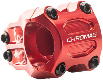 Chromag Riza Stem - 38mm, 31.8mm Clamp, +/-0, Red