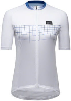 Gorewear Grid Fade Jersey 2.0 - White/Blue, Women's, X-Small