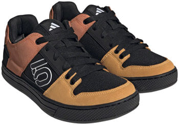 Five Ten Freerider Flat Shoes - Men's, Core Black/Ftwr White/Impact Orange, 10