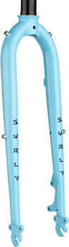 Surly Preamble 650b Fork, 9x100mm, QR, 1-1/8" Straight Steerer, Steel, Skyrim Blue