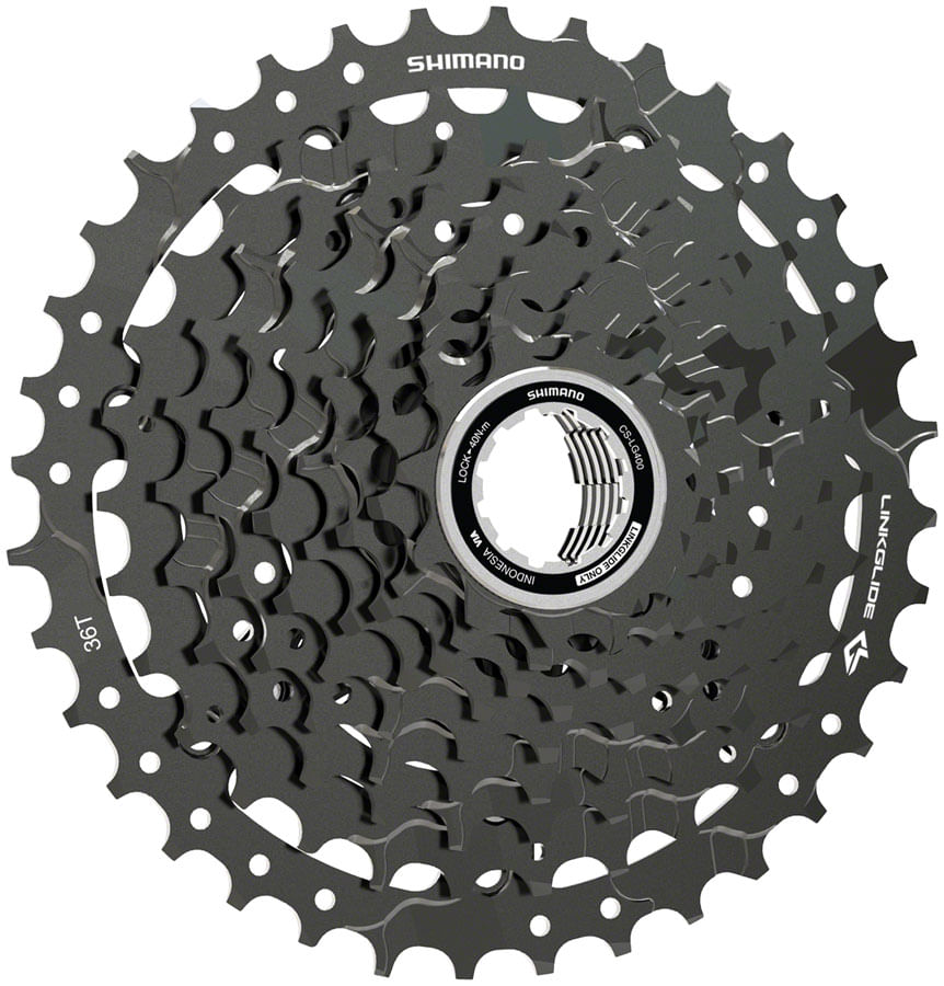 Shimano CUES CS-LG400-9 Cassette - 9-Speed, 11-36t, LINKGLIDE