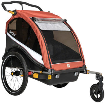 Burley Cub X Child Trailer - Double, Sandstone Red
