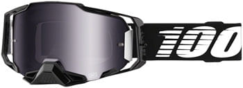 100% Armega Goggles - Black Mirror/Silver Flash