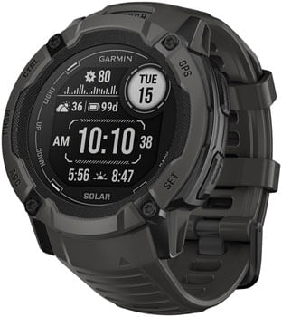 Garmin Instinct 2X Solar GPS Smartwatch - 50mm, Graphite