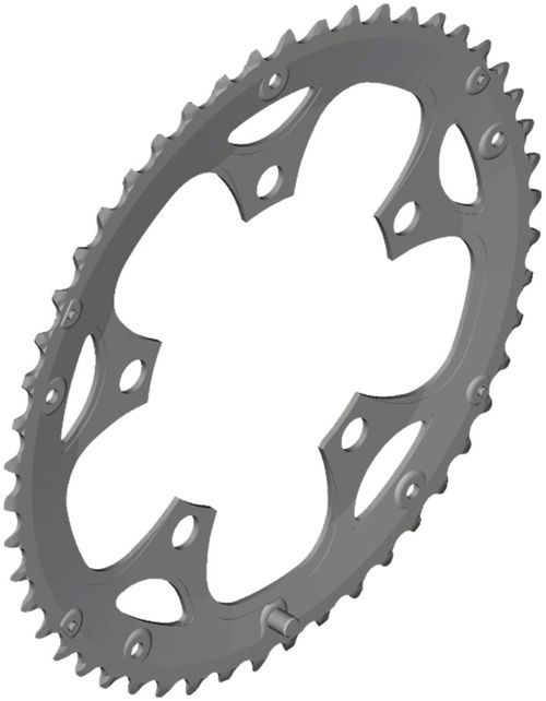 Shimano FC-RS200 Chainring - 46t-F, 110 BCD, 5-Bolt, 8-Speed, Black
