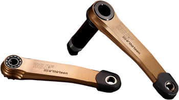 e*thirteen Helix Race Crankset - 175mm, 73mm, 30mm Spindle with e*thirteen P3 Connect Interface, Bronze