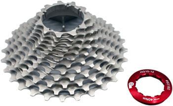 Prestacycle UniBlock PRO Cassette - 12-Speed Shimano, For HG 12 Freehub, 11-30, Silver