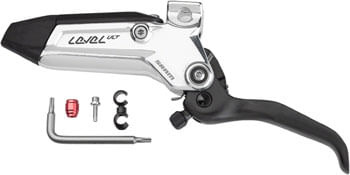 SRAM Level Ultimate Stealth Disc Brake Lever Assembly - Carbon Lever Blade, For 4-Piston Level Ultimate Stealth, Black/Silver, C1