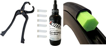 Vittoria Air-Liner Tubeless Road Kit - 2 Inserts, Tire Sealant, Pliers and Clips, Medium, 28mm