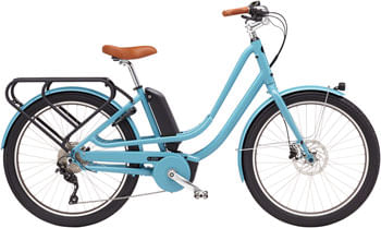 Benno eJoy 10D Class 1 Etility Ebike - Bosch Active Line Plus, 400Wh, Step-Through, Niagara Blue, One Size