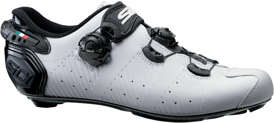 SIDI Wire 2S Road Shoes - Men's, White/Black, 46.5 | FastStore PDP