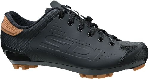 SIDI Dust Shoelace Mountain Clipless Shoes - Men's, Black, 43