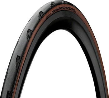 Continental Grand Prix 5000 S TR Tire - 700 x 32, Tubeless, Folding, Black/Transparent, BlackChili, Vectran Breaker, LazerGrip, ACT