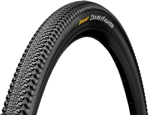 Continental DoubleFighter III Tire - 29 x 2.00, Clincher, Wire, Black, Sport