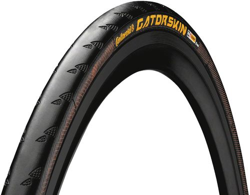 Continental Gatorskin Tire - 27 x 1-1/4, Clincher, Wire, Black, PolyX Breaker