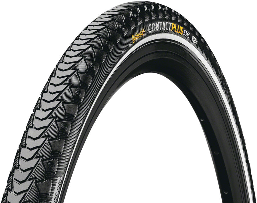 Continental Contact Plus Tire - 700 x 35, Clincher, Wire, Black