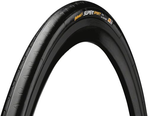 Continental Super Sport Plus Tire - 700 x 23, Clincher, Folding, Black, Plus Breaker