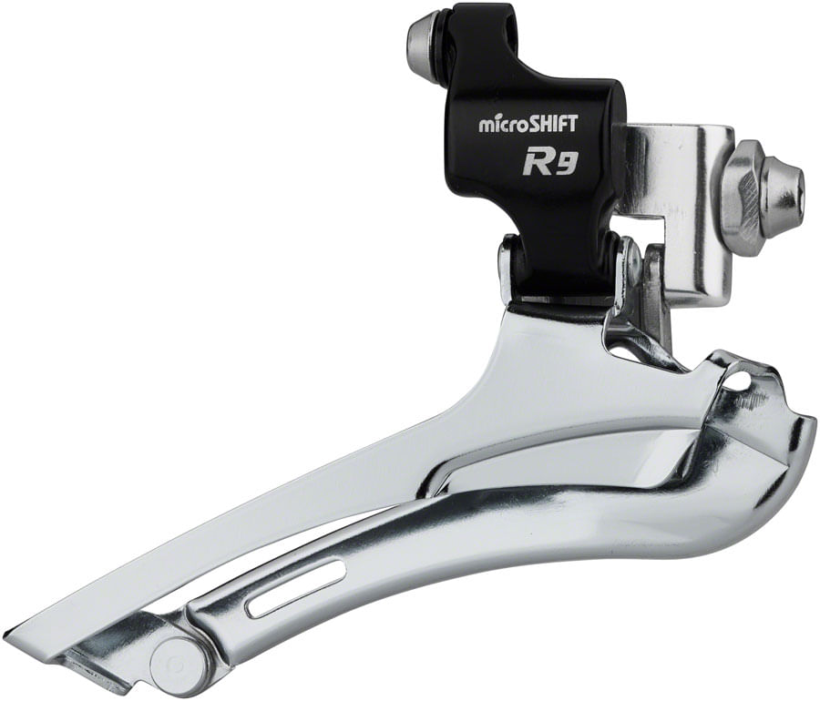 microSHIFT R9-F Double Front Derailleur - 9-Speed, Double, 46-52t