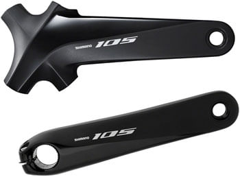 Shimano 105 FC-R7000 Crankset - 165mm, 11-Speed, W/O Rings, 110 BCD, Hollowtech Crank Arms, Hollowtech II Spindle Interface, Black