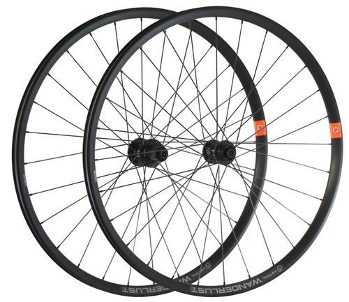 Astral Wanderlust Wheelset - Stage1 Hubs - Black/Gray Decals