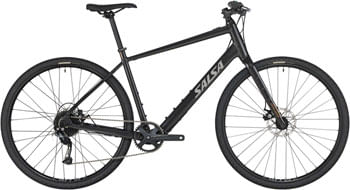 Salsa Confluence Flat Bar Altus 1x9 Ebike - 700c, Aluminum, Black, X-Large