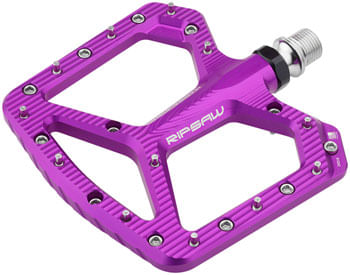 Wolf Tooth Ripsaw Aluminum Pedals - Platform, Aluminum, 9/16", Ultraviolet Purple