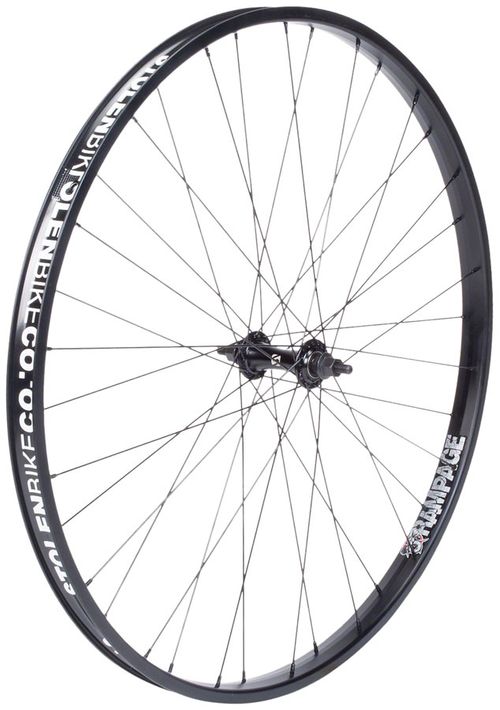 Stolen Rampage Front Wheel - 29", 3/8" x 100mm, Rim Brake, Black, Clincher