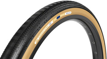 Panaracer GravelKing SS Tire - 650b x 43 / 27.5 x 1.75, Tubeless, Folding, Black/Brown