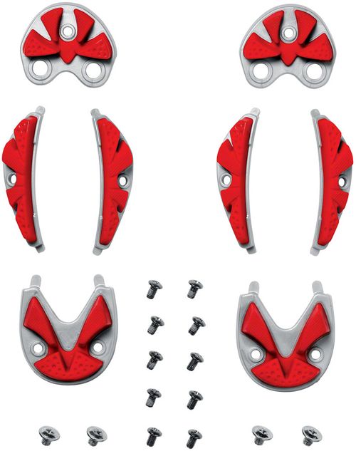SIDI SRS Carbon Ground Inserts - Red, 38-40