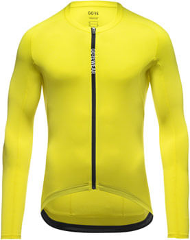 Gorewear Spinshift Long Sleeve Jersey - Neon Yellow, Men's, Large