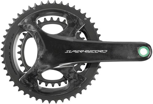 Campagnolo Super Record Wireless Crankset - 175mm, 12-Speed, 48/32t, Campy 121/88 Asym BCD, Ultra Torque Spindle, Carbon