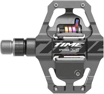Time Speciale 10 Pedals - Dual Sided Clipless with Platform, Aluminum, 9/16", Gray, Small, B1