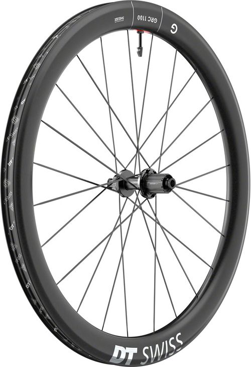 DT Swiss GRC 1100 DiCut 50 Rear Wheel - 700c, 12 x 142mm, Center-Lock, HG11 Road/XDR, Ratchet EXP 36, Black