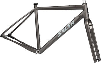 Salsa Stormchaser Frameset - 700c, Aluminum, Metallic Black, 54.5cm