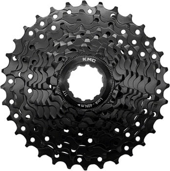 KMC REACT Cassette - 9-Speed, 11-32t, HG Driver Compatible, Black