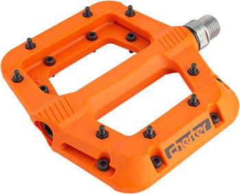 RaceFace Chester Pedals - Platform, Composite, 9/16", Large, Orange