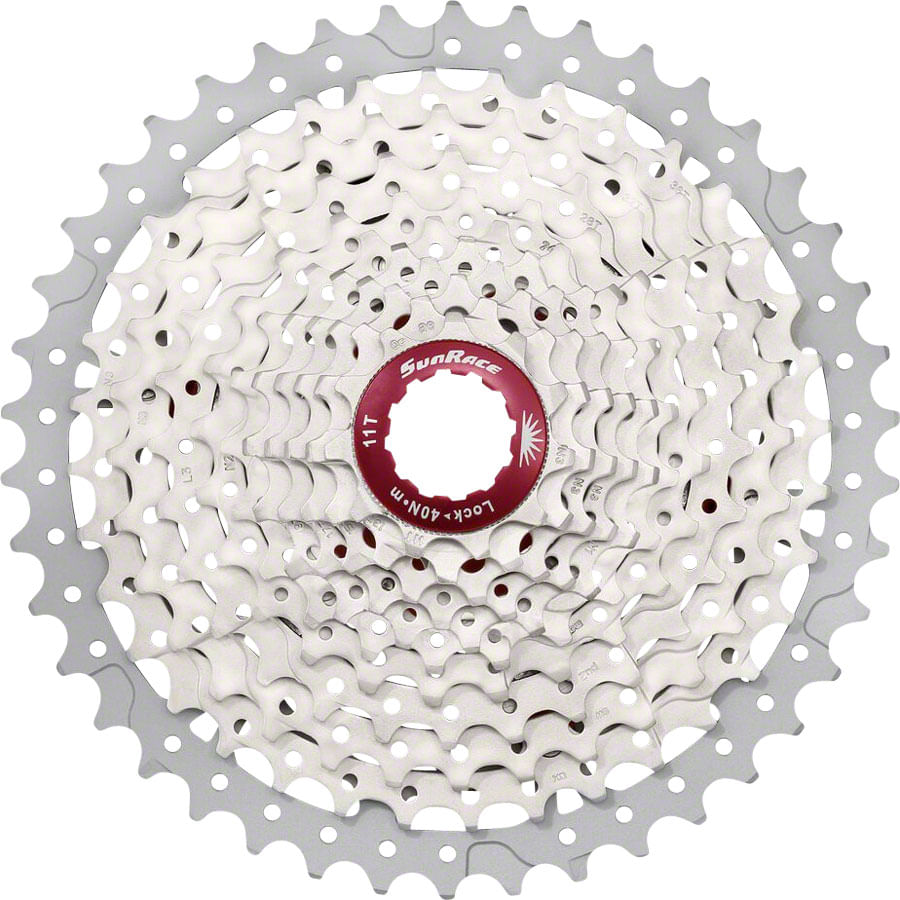 SunRace MX8 Cassette - 11 Speed, 11-42t, Silver | FastStore PDP