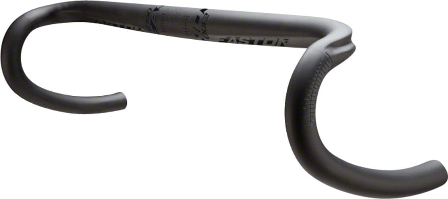 Easton E100 ロードバー カーボンハンドル Easton E100 Drop Handlebar - Carbon, 31.8mm, 44cm, Black