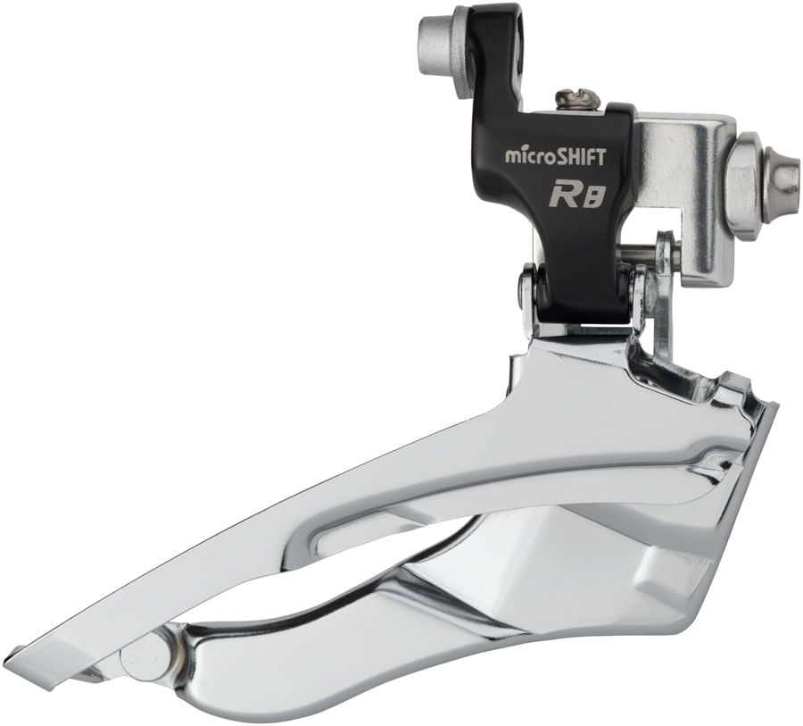 microSHIFT R8 Front Derailleur 7/8-Speed Triple, 50/39/30T, Braze