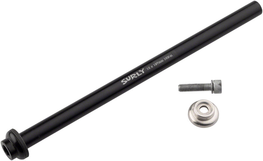 Surly Rear Thru-Axle - 12x197 mm, Chromoly, Black | FastStore PDP