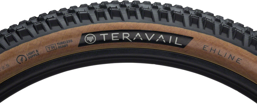 Teravail Ehline Tire - 27.5 x 2.5, Tubeless, Folding, Tan, Light
