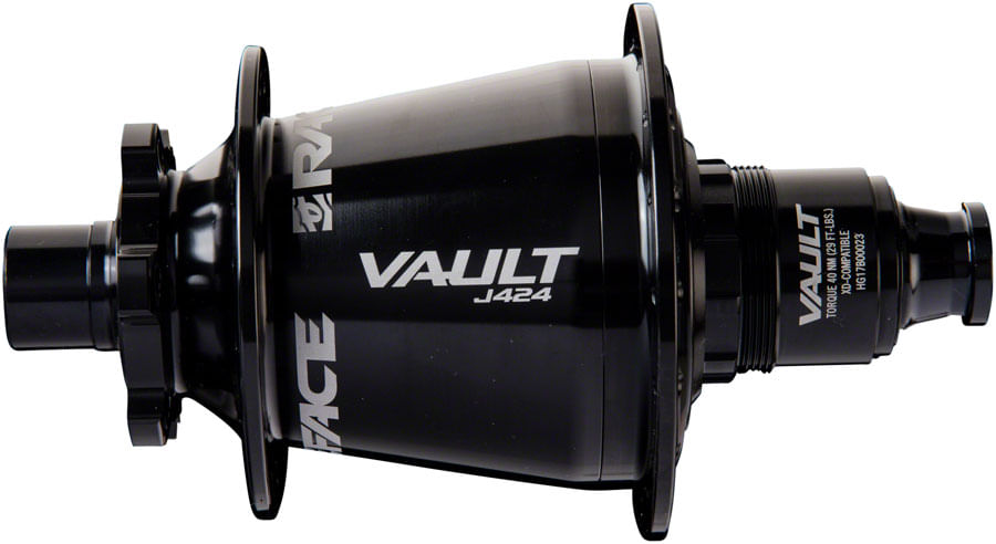 RaceFace Vault J-Bend 424 Rear Hub - 12 x 148mm, 6-Bolt, XD, Black