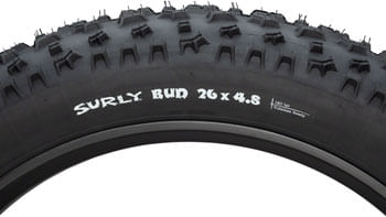 人気の雑貨がズラリ！ Tire Bud Surly - 120tpi Black, Folding, Tubeless, 4.8, x 26 パーツ